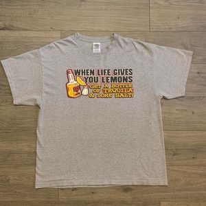 XL When Life Gives You Lemons, Get A Bottle Of Tequila And Some Salt T-Shirt